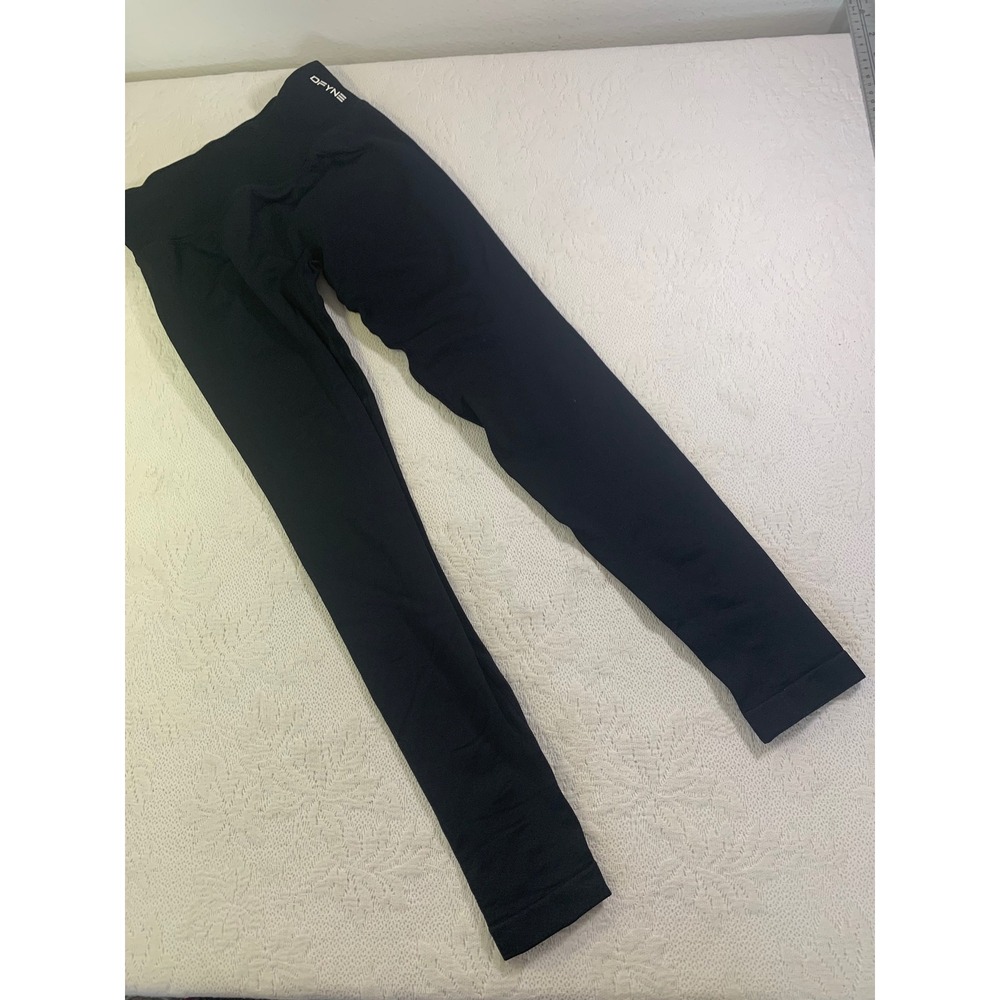 DFYNE Dynamic Seamless Leggings Black High Waisted Scrunch Butt Small